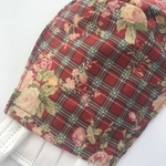 春不織布マスクカバー（L）YUWA薔薇🌹シリーズ＊ハンドメイドマスク