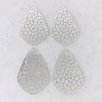 Silver Filigree Designed Drop Pendant Tops