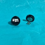 m&m's ピアス チョコレート [F-18]