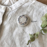 刺繍ブローチ