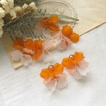 4pcs  グラデーション　ペタルチャーム　a298
