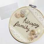 刺繍インテリアボード