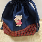 ファミリアチェックお弁当袋