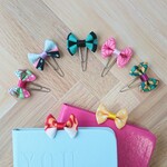 和柄プチリボンのペーパークリップセット