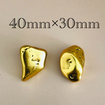 importメタルロックピアス　ゴールド　2個1セット