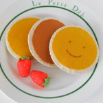 フェルトのおままごとセット　にこにこパンケーキ＆イチゴ