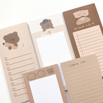 メモパッド《brown bear》[P008-12]