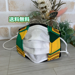 不織布マスクが見えるマスクカバー♡使い捨てマスク用カバー人気の和柄　子供用　卒園　入園　二重マスク　肌に優しい