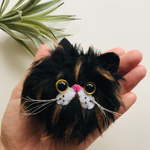 1137❤️モッサリ猫chanブローチ