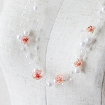 桜とパールシャワーのネックレス　母の日ギフト　プレゼント　花