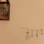 ワイヤーで作ったガーランド☆