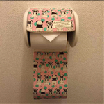 北欧パグピンク＊トイレットペーパーカバー