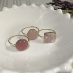 レジン リング 3つセット ＊ 春 ピンクセット