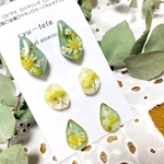 ✨新作レジン✨お得なボタニカル3点セット＊レジンピアス＊レジンイヤリング＊    　普段使い　揺れる　クリア　レジン　パーティー　結婚式　レジンピアス　レジンイヤリング　春