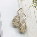 T.CYアンテークデザインドロップのピアスG