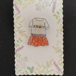 ピンブローチ　　花粉症です