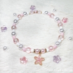 ペット用フラワーネックレス🌸 バックリボン付き🎀