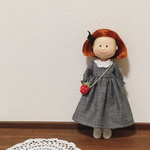 【送料込】マドレーヌちゃん♡ワンピースと苺のポシェット