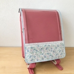新柄入荷♪再販＊女の子向け♡切替柄と縁取りが選べる＊透明ランドセルカバー