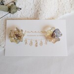 ビオラのお花モチーフ♡ピアス／イヤリング