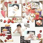 sweetLove☆753〜スクラップブッキング12インチレイアウト
