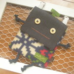 移動ポケット＊ロボットくん/秋冬型ノルディック柄＊クリップ付き