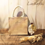 【Luana.】ロゴジュートバッグ(S)