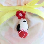 小鳥のラッピングチャーム（シマエナガ）