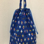   ☆新作☆持ち手つき巾着　約37×30 シーチング