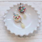 ♡リバーシブルビーズピアス♡れもん