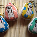 kozo-kuro様　ご注文の品　洋ナシマカロンケース 　パグ４点セット