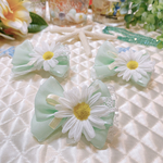 ワンコ用バレッタ♡マーガレットシフォン