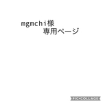 mgmchi様様専用ページ