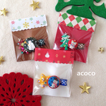 ☆クリスマスSALE☆X'masヘアクリップ3コ(Aセット)
