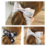 たらりんマグノリアりぼん♡バレッタ　ヘアゴム  クリップピン　ポニーフック