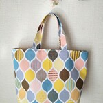 モロッカン柄ミニトートバッグ