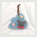 ☁受注販売☁*°チンチラ雲【ブルー】