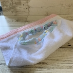 耐久性重視のおりこうタオル☆パラソル柄　サックス