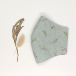 新作【数量限定】シルクマスク サラッと快適 肌荒れ防止 [natural grass・ブルーグリーン]