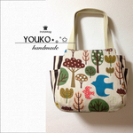 北欧の森＊チューリップ型トートバック
