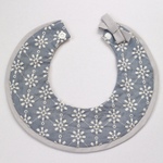 刺繍柄スタイブルー