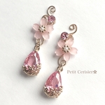 桜華　ピアスorイヤリング