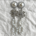 再販！！シルバーフラワーピアス