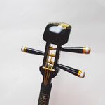 かんざし「三味線」漆黒１３６（紗綾形）