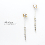 swing crystal(486) ピアス/ノンホールピアス/樹脂ピアス