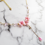 ご依頼品(nao様)桜咲く3Dネックレス