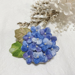 母の日ギフト  紫陽花のブローチ  【受注制作】