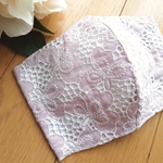【大きめサイズ新発売】レースマスク　綿ローン　春用マスク　春マスク　刺繍マスク　レース　マスク　おしゃれマスク　かわいい　マスクカバー　２重マスク　不織布マスクカバー　マスクカバー　母の日　春