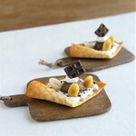 チョコバナナのクレープ