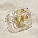 ニュアンスネイル風 airpods proケース♡ピスタチオゴールド
